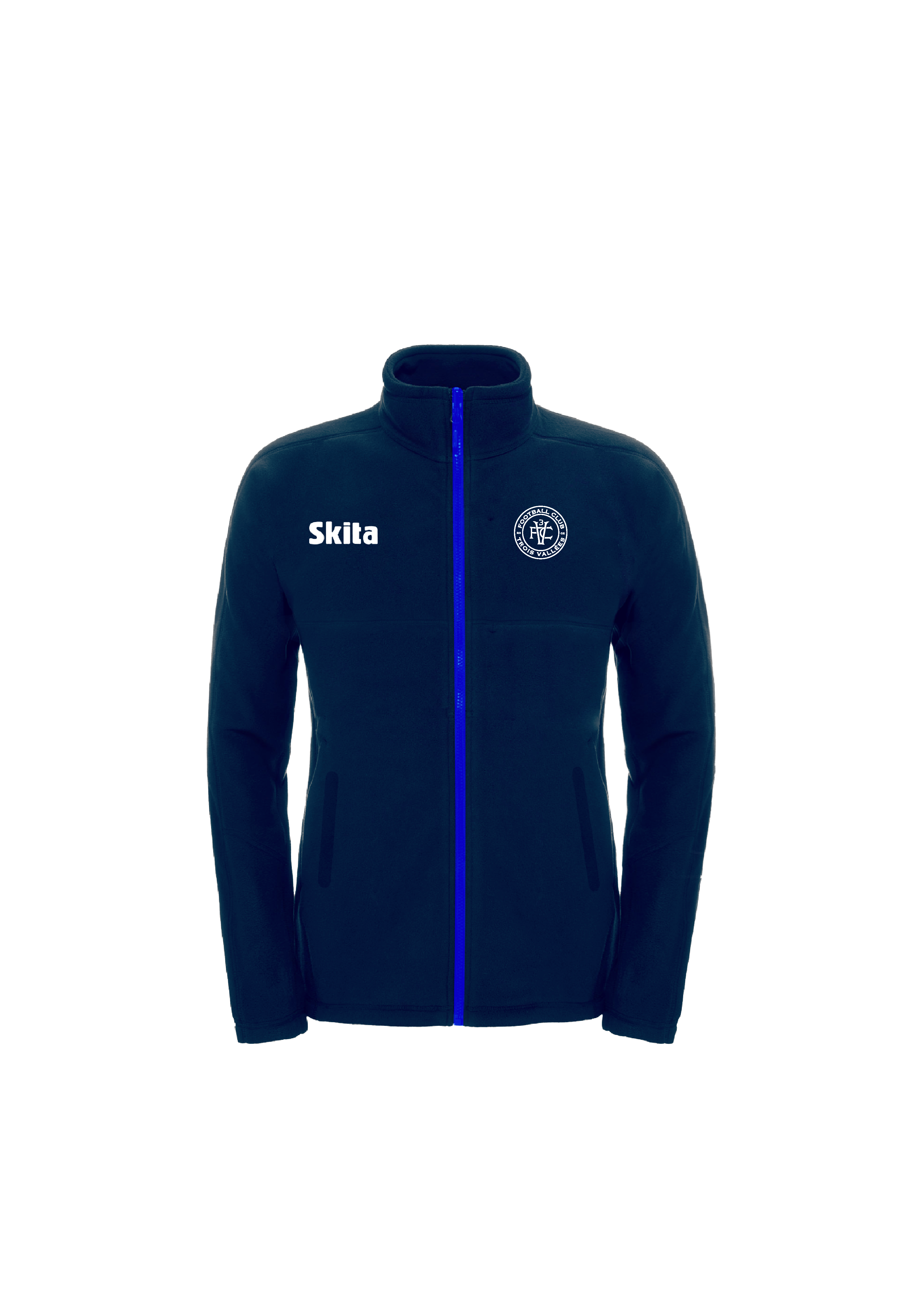 Polaire SKITA bleu nuit/bleu roi (Football Club 3 Vallées)